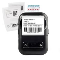Imprimante Thermique Économique 58 mm Portable de Poche pour Reçus, Codes-barres, Étiquettes de Prix, Autocollants, Bluetooth Sans Fil, Mini Imprimante