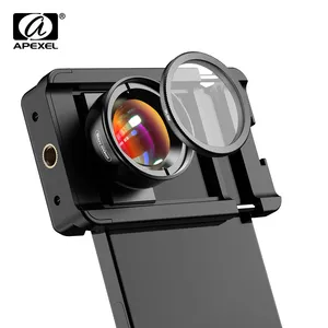 Bộ Ống Kính Macro 100mm với CPL cho Iphone 15 Pro Max điện thoại di động HD côn trùng hoa Trang sức ống kính ngoài