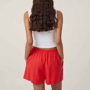 Custom Breathable Women's Sweat Shorts Hot Shorts Elastic Waist Gym Casual Summer Shorts - Product Image 4