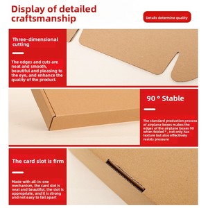 Bán buôn thân thiện với môi nhỏ 3 ply bảng sóng hộp bưu phẩm với cán bóng xử lý in ấn cho doanh nghiệp vận chuyển - Product Image 2