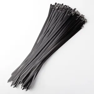 316 304 Anti Rust PVC Zip Tie Width Is 4.6mm 7.9mm