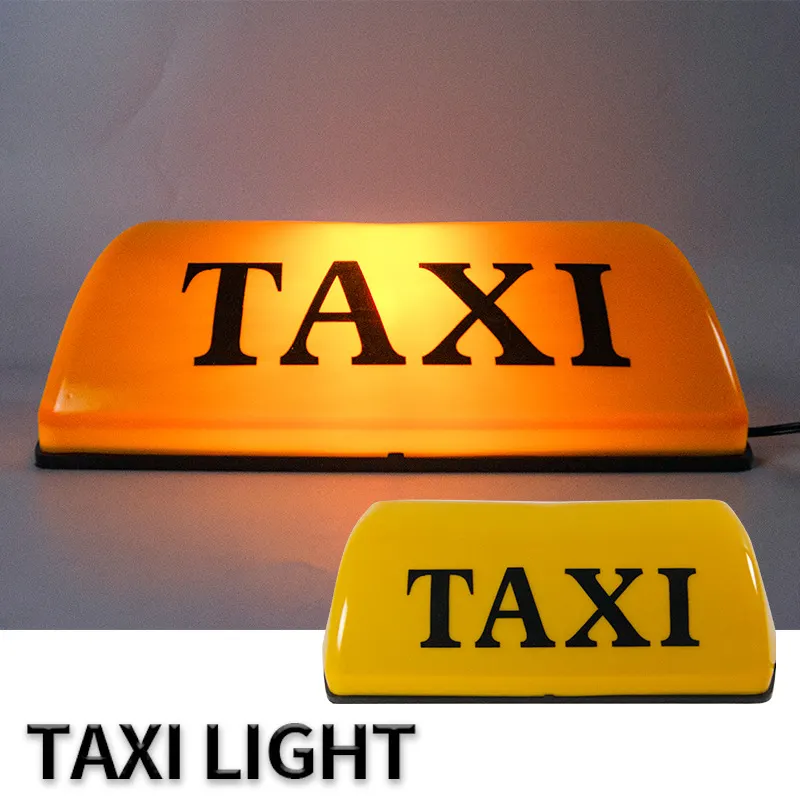 Lámpara de luz LED impermeable para Taxi, indicador de señal de 12V para techo de Taxi, con carcasa adhesiva