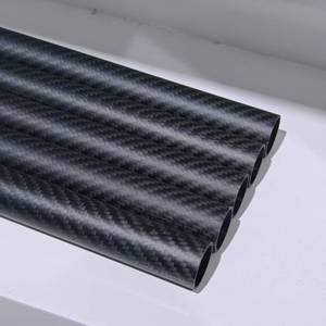 ท่อคาร์บอนไฟเบอร์แบบทอ 3K สีดำ ทรงกลม สำหรับงาน DIY และชิ้นส่วนยานยนต์ - Product Image 5