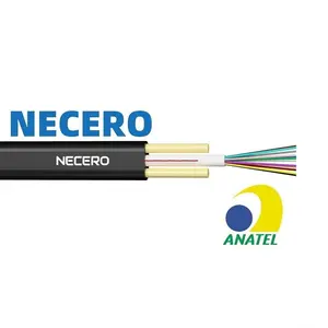 Cabo fttp 1-12 core hdpe, cabo de fibra óptica ftth para uso interno e externo, multi-modo, g652 g655, gyfxtby