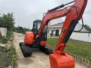 Mini-excavatrice d'occasion japonaise rouge U55 U40 U35 de 5 tonnes avec peu d'heures de fonctionnement - Product Image 5