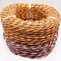 Cable Servo Trenzado de 3 Hilos, Cobre Estañado, PVC Flexible, para Aeromodelismo RC, Proyectos Electrónicos DIY, 22AWG 26AWG, Bobina de 500m
