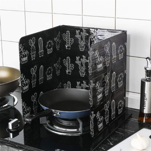 Protector Antisalpicaduras de Grasa de Aluminio Plegable de 3 Lados para Estufa, Sartén y Camping, Venta al por Mayor - Product Image 5