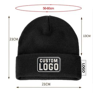 60 Colors Beanies Manufacturer Custom logo Embroidery Unisex Acrylic Knit Cuffed Beanie Cap Warm <b>Winter</b> Knit <b>Hats</b> Beanie - Product Image 2