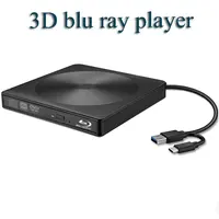 Portable 3D Blu Ray Player, USB 3.0 DVD Player