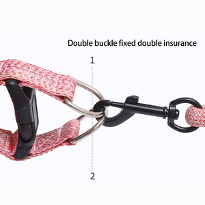 Arnés para mascotas Baming ajustable sin estrangulamiento personalizado con fácil control cómodo mango perro Collar cuerda plomo - Product Image 4