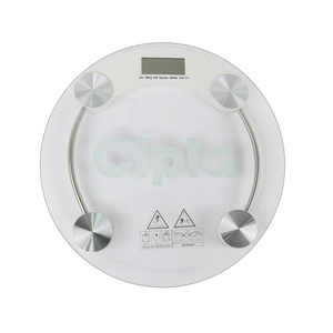 Hot 180 KG Circular Digital Glass Bathroom Scale Battery-Powered Body Weighing Scale - Product Image 2