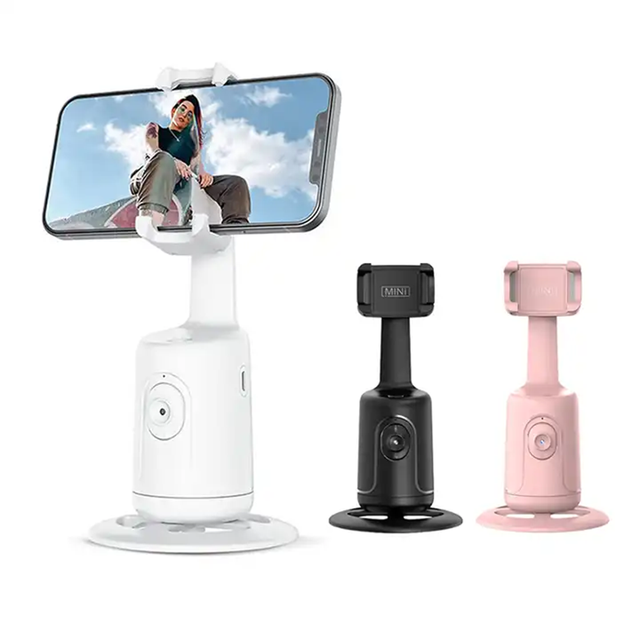 YTGEE New P01 Gimbal Smartphone Holder No APP Chargeable 360 Auto AI Face Tracking Tripod 360 Rotation