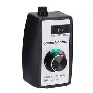 Motor Speed Controller Universal Electronic Stepless Governor Switch Blower Duct Fan Speed Control Regulator