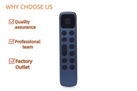 Control Remoto Universal de Repuesto con Iconos Personalizados en Azul y Negro, 12 Teclas, 2.4G/433mhz, Infrarrojo, de Aluminio, para Proyectores