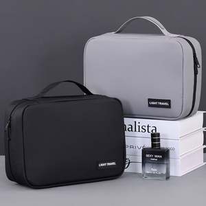 Custom Logo Travel <b>Cosmetic</b> Bags Portable Waterproof Hanging Toiletry Bag Men's Dry and Wet Separation <b>Organizer</b> Bag - Product Image 2