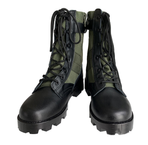Botas de Selva Verdes TSB910 para Hombre, con Cierre Lateral, para Trabajo en Verano, Otoño y Primavera, 3 Estaciones, Estilo Panamá - Product Image 2