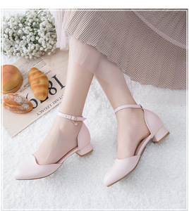 Sandales Baotou Nouveau Style Tendance Élégant Haute Qualité Été <span class=keywords><strong>Fille</strong></span> Étudiante Chaussures <span class=keywords><strong>de</strong></span> Princesse <span class=keywords><strong>10</strong></span> <span class=keywords><strong>Ans</strong></span> Mode Branchée - Product Image 2