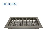 Nouvellement HVAC Offre Spéciale 304 Grille d'air à persiennes mobiles à double couche montée au plafond en acier inoxydable