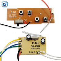 Kit de carte de circuit imprimé de contrôle de bateau RC 4CH 2.4G GS-758T GS-758R avec double moteur différentiel pour jouet RC