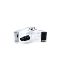 Flacon de parfum en verre vide personnalisé de 25 ml, 50 ml, 100 ml avec bouchon magnétique noir rechargeable