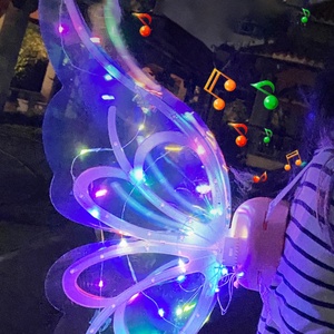 Alas de Mariposa Luminosas, Alas de Princesa con Luz, Alas de Mariposa Eléctricas Brillantes, Regalo de Navidad y Halloween, Juguete Luminoso - Product Image 5
