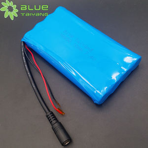 Azul Taiyang 7,4 V 10000 mAh recargable <span class=keywords><strong>18650</strong></span> 10ah batería de litio 7,4 V 2s Lipo 2s 10000 Mah - Product Image 1