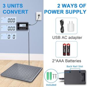 가정용 체중계 소형 반려동물용 디지털 디스플레이 1g 정확도 440lbs(200kg) 고하중 우편 및 배송용 저울 OEM ODM - Product Image 2