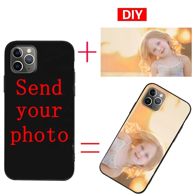 Name Photo  Custom Personalized Soft Phone Case for IPhone 13 11 12 Pro MAX 6s 7 8Plus Phone case