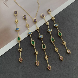 สร้อยคอแฟชั่น BD-<span class=keywords><strong>B6666</strong></span> สีทองวิบวับ สร้อยคอสวยหรูสำหรับผู้หญิง สร้อยคอคริสตัลสวยงาม อุปกรณ์เสริมสำหรับงานปาร์ตี้ - Product Image 2