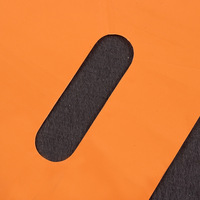 Sac de courses en LDPE à surface d'impression nette, poignée découpée pour logos de marque éclatants, sac découpé en LDPE fiable