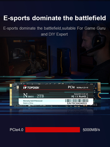 Werks großhandel 5000 MB/s Hochgeschwindigkeits-SSD m.<span class=keywords><strong>2</strong></span> nvme PCIE4 Solid-State-Laufwerk 500GB 1TB 2TB 4TB interne SSD - Product Image 6