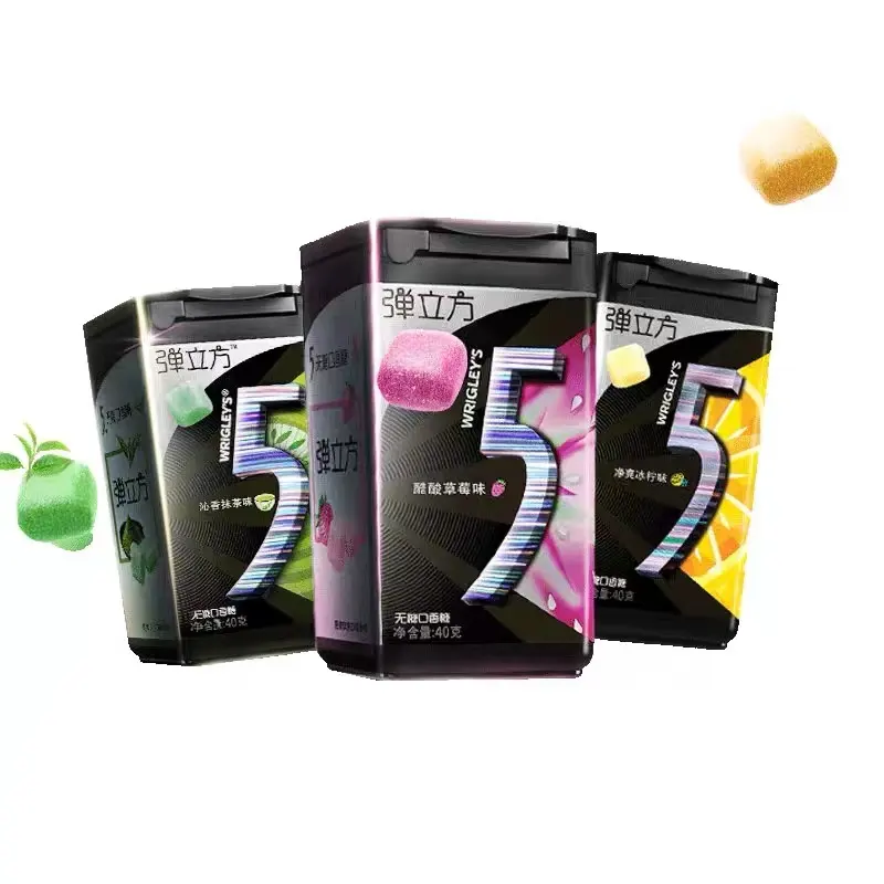 Exotic Sweet Lemon Mint Gum 5 Kaugummi Impact Kaugummi Blaubeer geschmack 40g