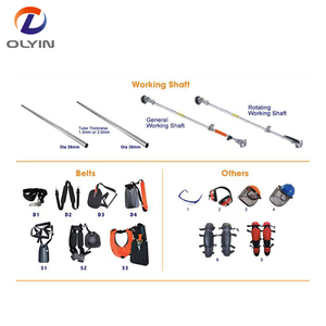 Kit de Seguridad <span class=keywords><strong>para</strong></span> <span class=keywords><strong>Desbrozadora</strong></span> OLYIN con Casco Protector Facial, Orejeras, Gafas de Seguridad y Protectores de Piernas <span class=keywords><strong>para</strong></span> Cortar Césped y Trabajos Forestales - Product Image 3