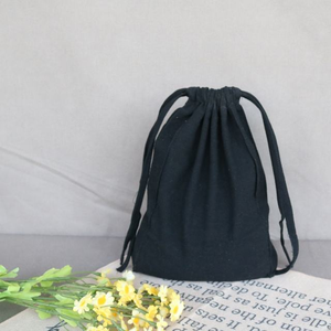 Recyclable Custom 100% Cotton <b>Big</b> Pouch Drawstring Dust Shoes Bags Clothing Storage 120-250GSM Screen Printed Logo - Product Image 1
