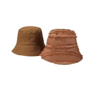 Vente en gros Chapeau de pêcheur double face unisexe Chapeaux d'été en toile pour femme - Product Image 5