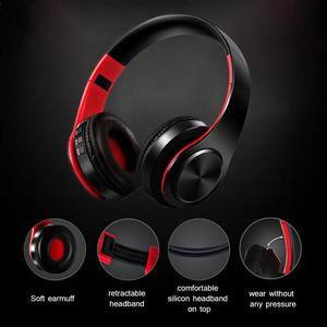 HIFI stéréo écouteurs Bluetooth <span class=keywords><strong>casque</strong></span> musique <span class=keywords><strong>casque</strong></span> FM et prise en charge <span class=keywords><strong>carte</strong></span> <span class=keywords><strong>SD</strong></span> avec micro pour Mobile Xiaomi Iphone Sumsamg tablette - Product Image 4