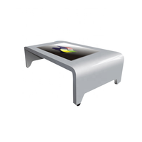 Table basse interactive intelligente tout-en-un avec écran tactile LCD 4K de 65 pouces, boîtier en tôle étanche, équipement publicitaire