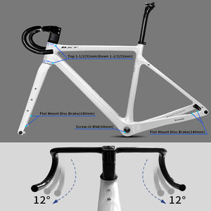 Bicicleta de Gravel de Fibra de Carbono BXT T1000, Precio de Fábrica, Freno de Disco, Súper Ligera, 700*40C, Enrutamiento Interno Completo, Bicicleta de Gravel de Carbono para Carretera - Product Image 4