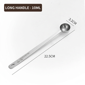 Juego de Cucharas de Café de Acero Inoxidable DF915, Cucharas Medidoras de 5 ml, 10 ml, 15 ml, 20 ml, 30 ml, Utensilios de Cocina Duraderos y Reutilizables - Product Image 4