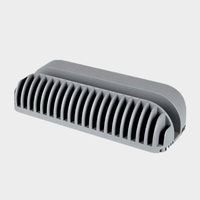 Luminaire linéaire LED encastré à profil mince pour allées et couloirs, éclairage de surface, canal en aluminium trapézoïdal irrégulier, couvercle en PC