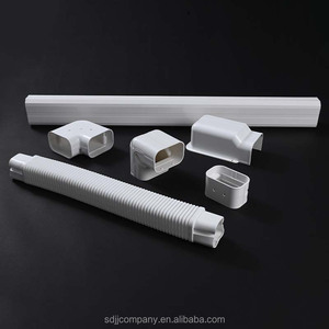 Cache-conduit en PVC pratique et facile à nettoyer pour climatiseur, protection de conduit pour système de ventilation CVC industriel, cache-conduit de type <span class=keywords><strong>split</strong></span> - Product Image 1