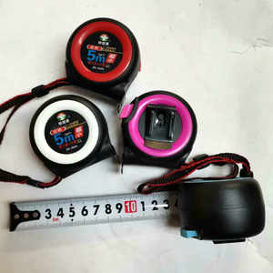 Luban Steel Tape Measure 5M Auto <b>Lock</b> Metric ABS Stainless Steel Self Locking <b>Small</b> Measuring Tape For Engineering Household Use - Product Image 1