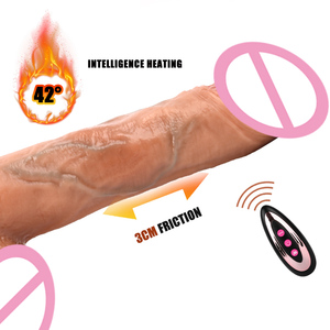 <strong>Wholesale</strong> Wireless Remote Control Telescopic Rotation, Rocking Big Dildo , Blue Veins Big Dildo for Female Masturbation - Product Image 3