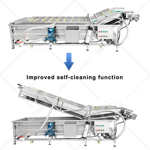 Ligne de lavage et de tri de fruits OCEAN avec machine de séchage et de tri à bulles d'air pour fraises, abricots, figues, mangues et tomates - Product Image 6
