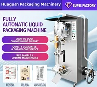 Machine de remplissage automatique de sacs d'eau à film composite multicouche électrique, équipement liquide haute précision pour eau pure et shampoing