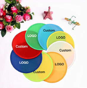 Customized Multi Color Portable Folding Hand <b>Fan</b> Outdoor <b>Flying</b> Disc QYL Brand 20cm Diameter Nylon/Polyester - Product Image 4