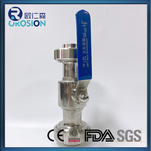 Sản phẩm mới <span class=keywords><strong>2025</strong></span> vệ sinh bóng Van điều khiển bằng tay 3/4 ''304 thép không gỉ 316 trực tiếp Công Đoàn bóng van - Product Image 4