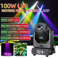 Projecteur LED mobile 100W pour scène, avec contrôle DMX512, idéal pour DJ, discothèques et KTV