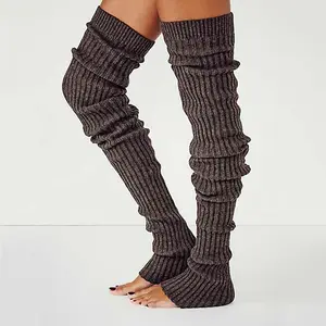 Thiết Kế Mới Của Phụ Nữ Cao Diềm Xếp Nếp Long Lanh Không Trượt Kawaii Sexy Over Knee Socks