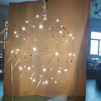 Restaurant Lampe De Luxe Pendentif Personnalisé Feu Turc Plafond Éclairage Cube Lampes Lustre
